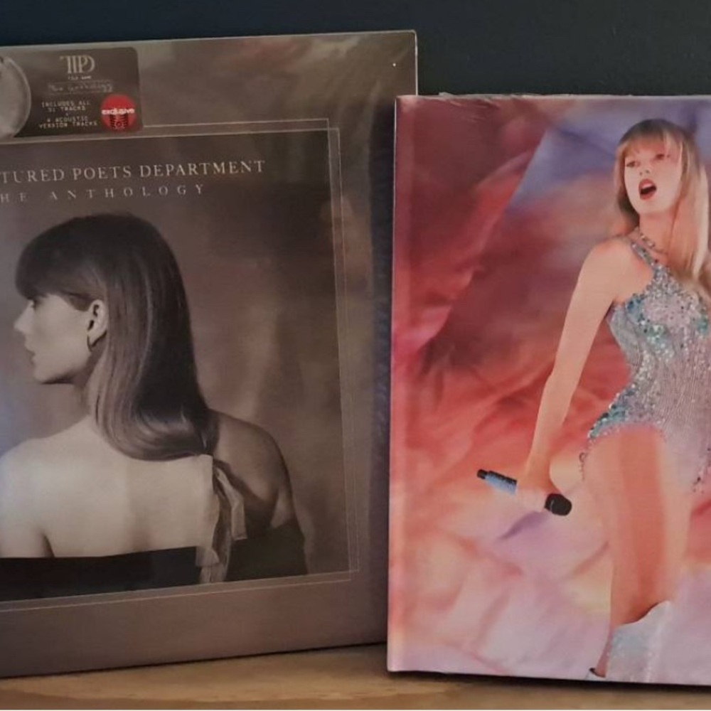 Taylor Swift Vinyl and Eras Tour book
